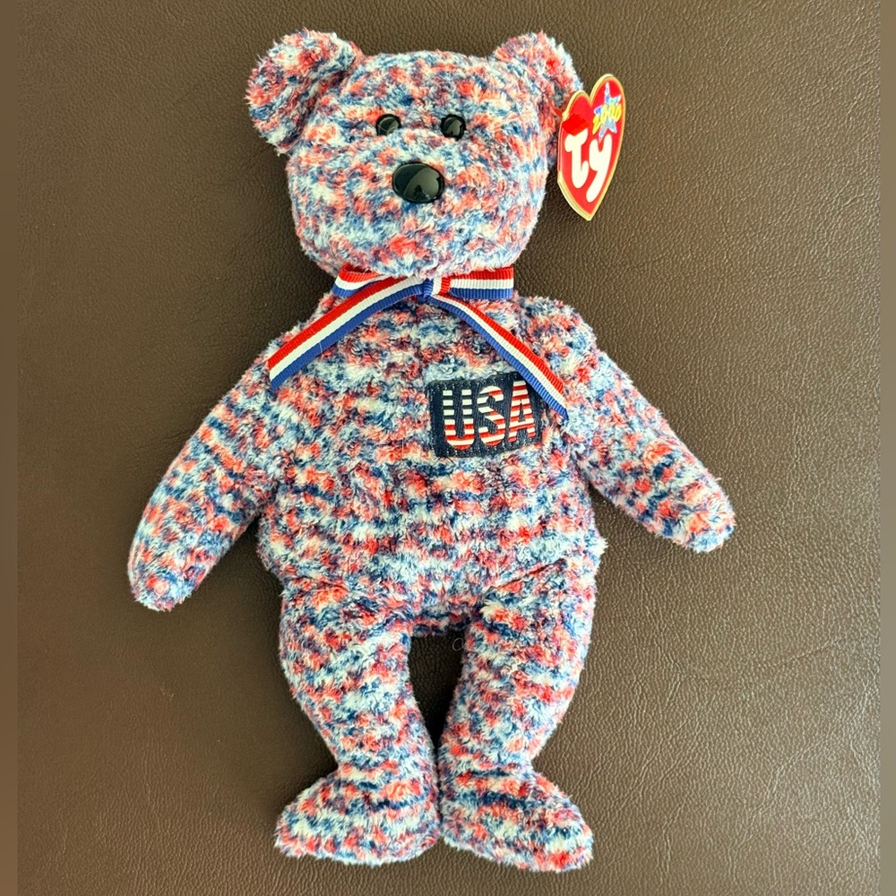 Ty Beanie Babies Collection USA Bear